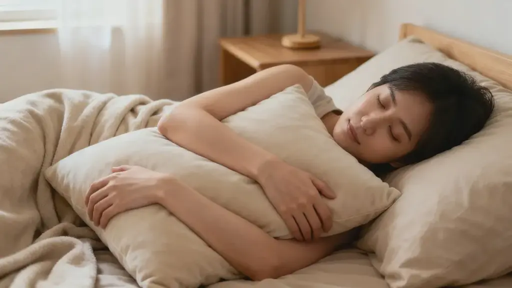 Tu serres ton oreiller en dormant ? L&rsquo;explication psychologique que tu n&rsquo;attendais pas